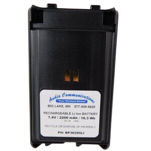 Rechargeable Two Way Radio Li-ion Battery 2200 mAh 7.4v 16.3wh